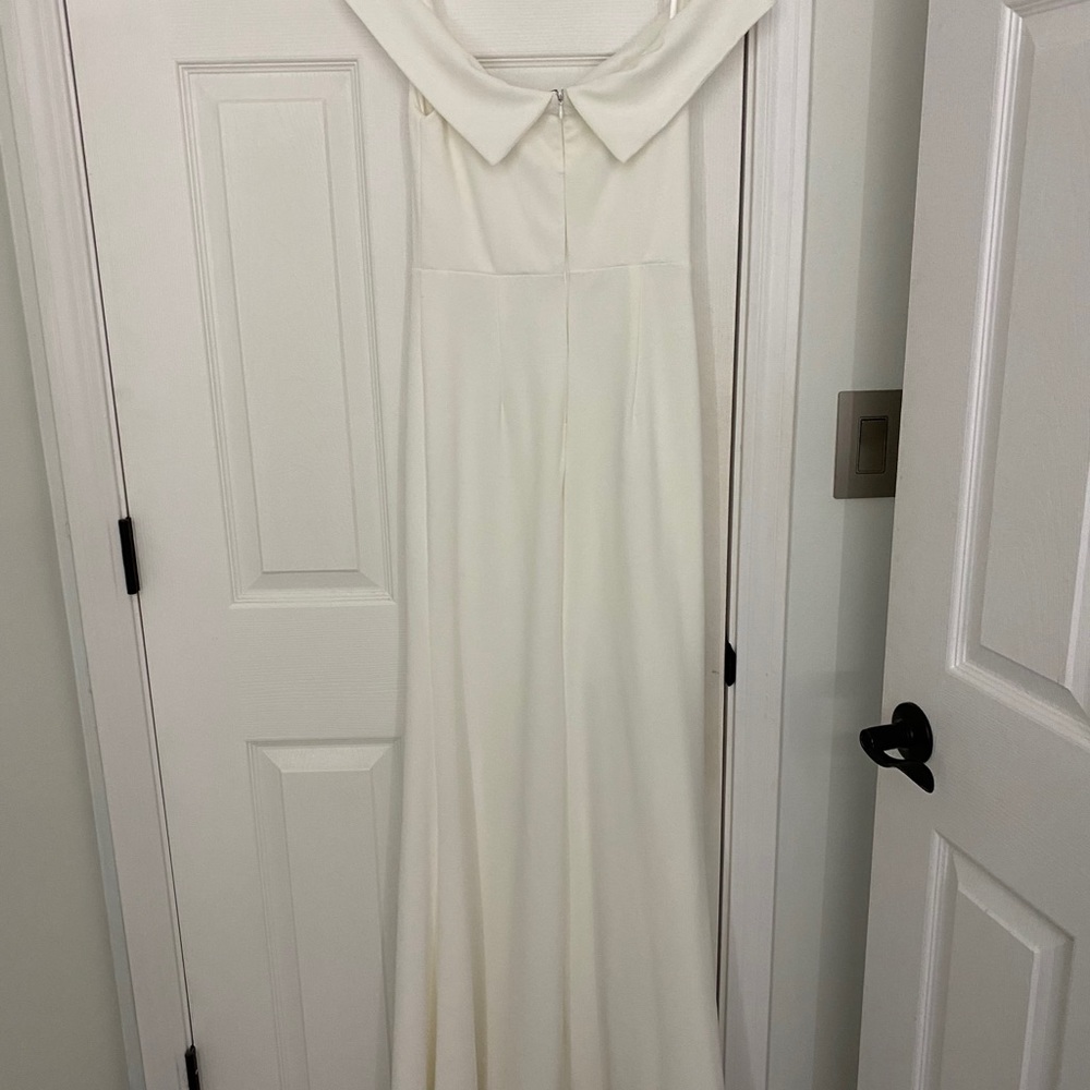Lulus white wedding/bridesmaid dress - Picture 3 of 5